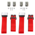 thumbnail image 1 of Ceinture de Sécurité Rouge avec Support pour Avion Type 2 1949-1967 2 Points - 2 Ceintures, 1 of 1
