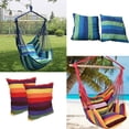thumbnail image 2 of New Chair Hanging Rope Swing Hammock Outdoor Porch Patio Yard Seat Mul Colors, 2 of 4
