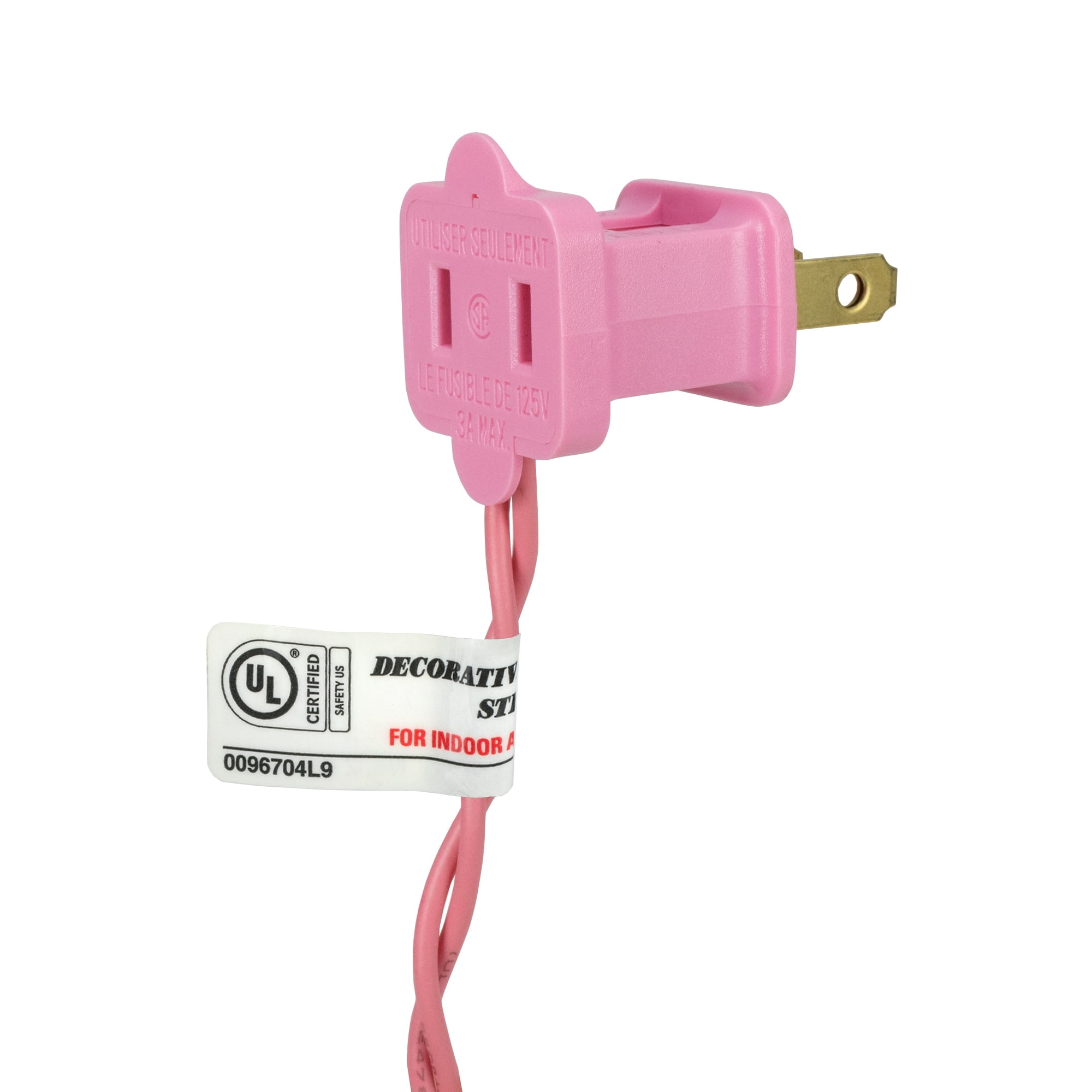 Bed Bath & Beyond Indoor and Outdoor Mini Christmas Light Set, Pink, 20 ft, Count 100
