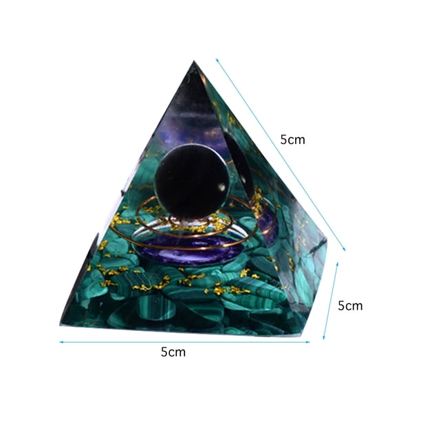 Pirámide De Cristal Orgonite Pyramid Amethyst Expel Evil Force Gather Fortune Jewelry Gift Gem Stone Sywqhk Libre de BPA