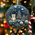 thumbnail image 3 of Nmdmisc Christmas Tree Decorations Christmas Hanging Ornament Christmas Tree Round Decoration Christmas Tree Hanging Pendants for Family Colleagues Friend,3.15", 3 of 7