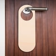 thumbnail image 4 of HINTRMENT 10Pcs Hanging Decor Doorknob Sign Boards Rectangular Khaki Warning Signs Home Use, 4 of 6