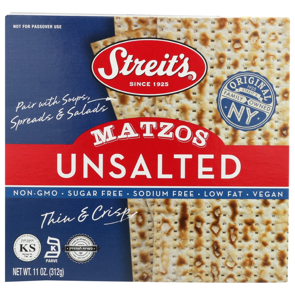 Streit'S Matzo Unsalted, 11 Oz