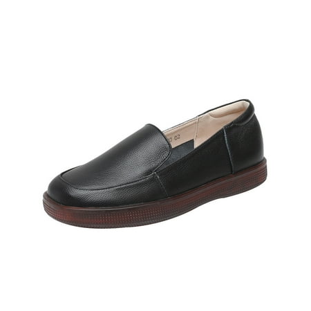 

Gomelly Loafers for Women Memory Foam Slip On Sneakers Comfort Fall Shoes Black 9