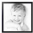 thumbnail image 2 of ArtToFrames 15" x 15" Contemporary Black Picture Frame, 15x15 inch Black Wood Poster Frame (WOM-4730),  Pack, 2 of 7