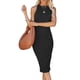 thumbnail image 1 of Vestido PRETTYGARDEN 2025 Ajustado sin Mangas Negro XL, 1 of 5