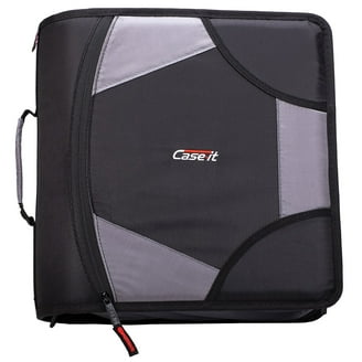 Case-it Mighty Zip Tab 3-Ring Zipper Binder, 3