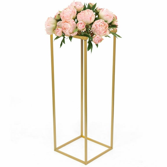70CM Gold Metal Wedding Flower Stand Pedestal Table Centrepiece Decorative Rack