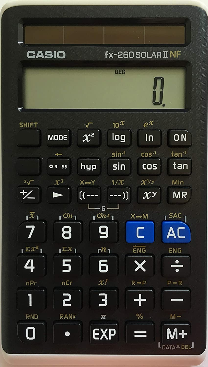 Casio FX260Solar Ii Nf School Edition Calculator Walmart Canada