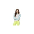 thumbnail image 1 of Aeropostale Womens Raglan Tee Pajama Sleep T-shirt, White, Juniors, Large, 1 of 1