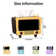 thumbnail image 4 of TV Tissue Box Multi Functional Creatives Tissue Box Holder with Cell Phone Slot Decoration Tissue Holder Home B, 4 of 5