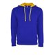 thumbnail image 1 of The Next Level French Terry Pullover Hoody (9301) Royal/Gold, S Ropa de siguiente nivel 9301, 1 of 1