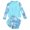 Sky Blue, variant on WOYY Toddler Girls Rash Guard Swimsuits 2 Piece Bathing Suit UPF 50  Summer Swimwear