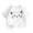 White, variant on BXSRUTA Kids Round Neck Short Sleeve Graphic T-Shirt with Cat Print, Soft Polyester Spandex, Summer Casual Tee for Boys Girls Ages 2-14