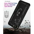 thumbnail image 5 of Phone Case for Google 5,Google Pixel 5 Case, Military Grade Protective Google Pixel 5 Cases Cover with Ring Car Mount Kickstand for Google Pixel 5 5G - Black, 5 of 10