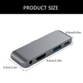 thumbnail image 5 of 4/5 in 1 USB C Docking Station with USB USB C Port 3.5mm USB Splitter for Laptop, 5 of 13