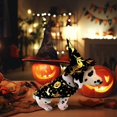 thumbnail image 4 of (L)Dog Halloween costumes, dog and cat cape hats pet cape costumes pet cape with witch hat and pet bow tie role play costume Halloween costumes suitab, 4 of 5