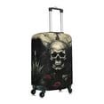 thumbnail image 3 of Fotbe Vintage Winged Rose Skull Luggage Cover Protector,Suitcase Protector,Scratch and Dirt Resistant,Fits 18-32 Inch Luggage-X-Large, 3 of 9