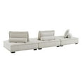 thumbnail image 6 of Modular Deep Tufted Sofa Set, Beige, Fabric, Modern Contemporary French Country, Living Lounge Cafe Room Hotel Lobby Hospitality, 6 of 10