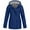 Blue, variant on Jacket Women Solid Rain Jacket Outdoor Plus Size Waterproof Hooded Raincoat Windproof Cropped Jacket Women on Clearance