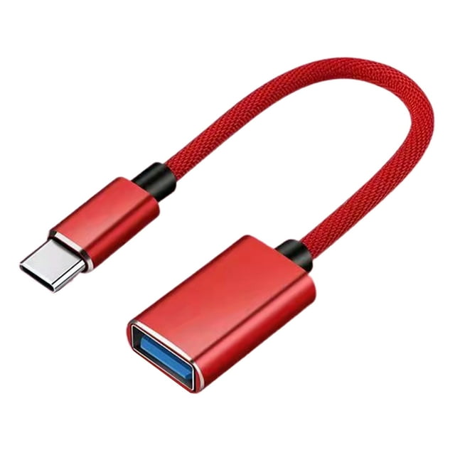 Cable de datos OTG Plug and Play, portátil, de alta resistencia, universal, tipo C macho a USB 2.0 hembra, cable adaptador OTG para el hogar.