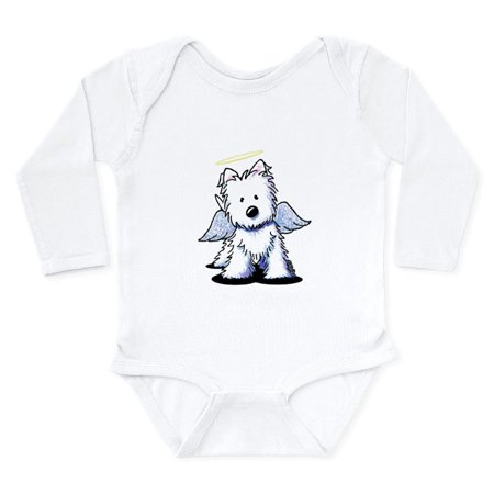 

CafePress - Westie Angel Long Sleeve Infant Bodysuit - Long Sleeve Cotton Baby Bodysuit