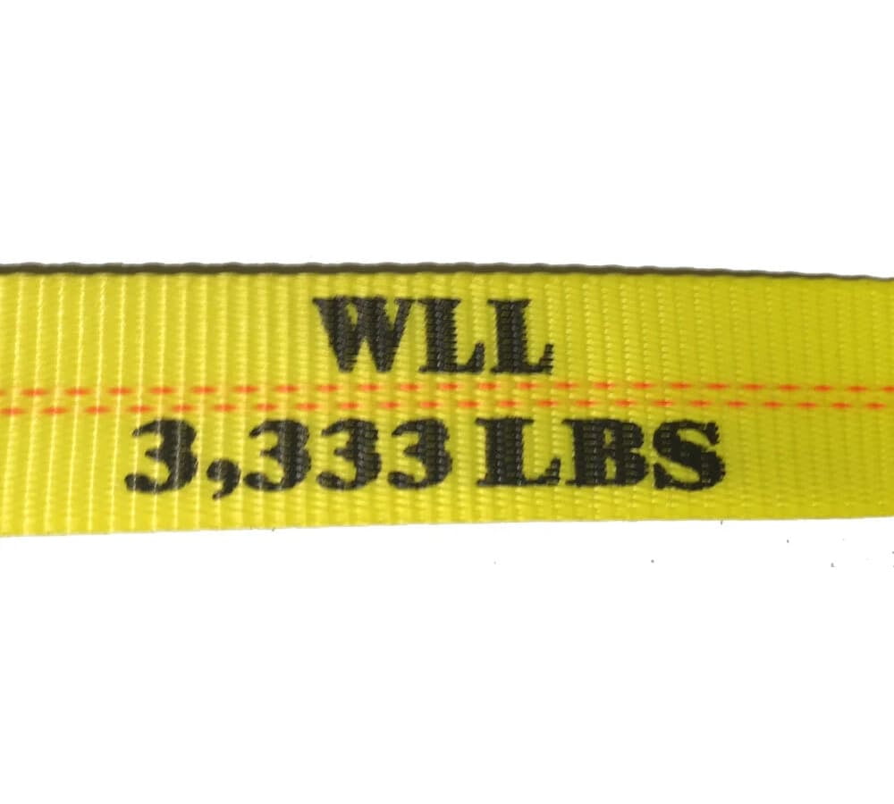(4 Pack) 2 Inch x 30 FT Yellow Ratchet Strap with J Hooks - 10,000 Lbs Breaking Strength - Heavy Duty Tie Down Cargo Truck Straps with Wire Hooks for Flatbed, Truck, Trailers Pickup