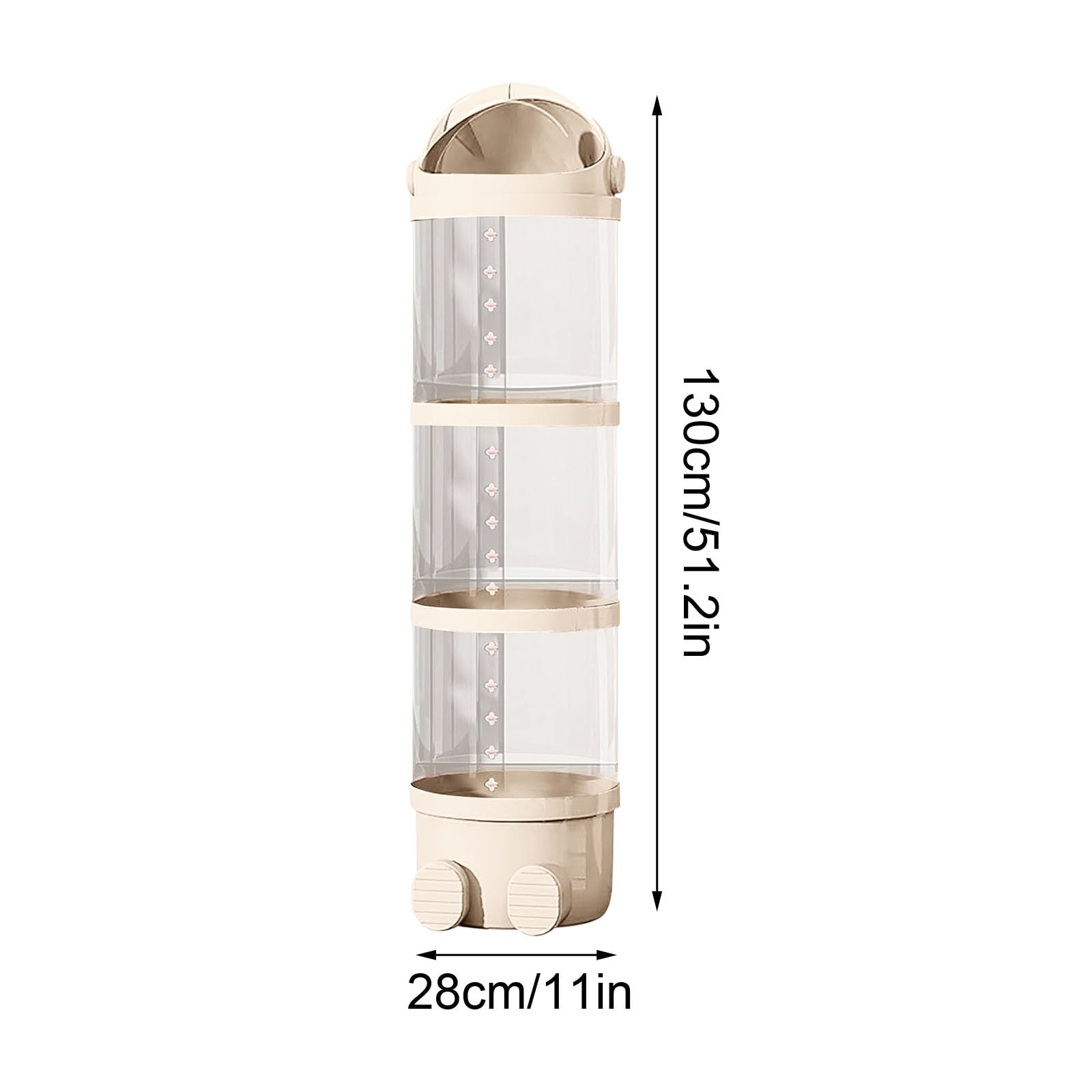Mouliraty Vertical Toy Storage Tube Stuffed Animals Storage Tube Plushies Storage Stuffed Animals Organizer Tube Pet Transparent Bucket For Kids Toy OrganizerLarge Toy