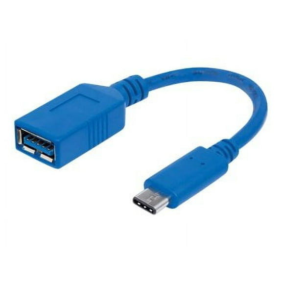 Manhattan 6" USB 3.1 Gen1 Cable - Blue