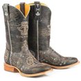 thumbnail image 3 of Women's Tin Haul Bandana Bandit Boots With Wild Rag Sole Handcrafted Black, 3 of 3
