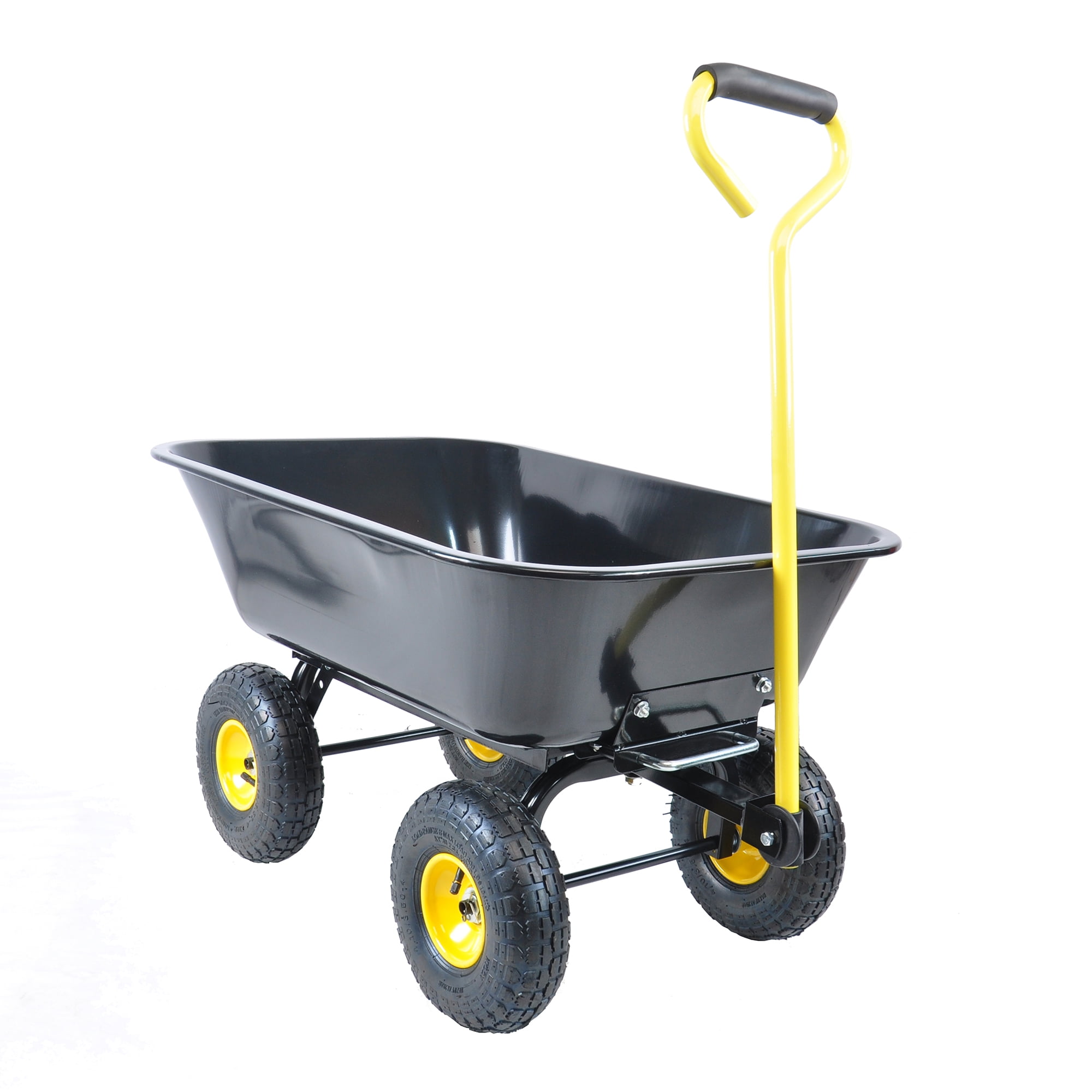 Aimee Lii Utility Wagon Cart, Beach Buggy Wagon with Big Wheels, Portable Wagon, Black Aimee Lii Utility Wagon Cart, Beach Buggy Wagon with Big Wheels, Portable Wagon, Black