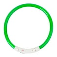 thumbnail image 2 of Walbest LED Dog Collar Light - USB Rechargeable Light Up Puppy Collar, TPU Cuttable Glowing Dog Necklace for Small Medium Large Dogs (Green, 70cm), 2 of 7