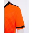 thumbnail image 6 of inlzdz Kids Boys Sport Training Outfit Soccer Jersey Sportswear Short-Sleeve T-Shirt with Shorts Set Orange 7-8, 6 of 7