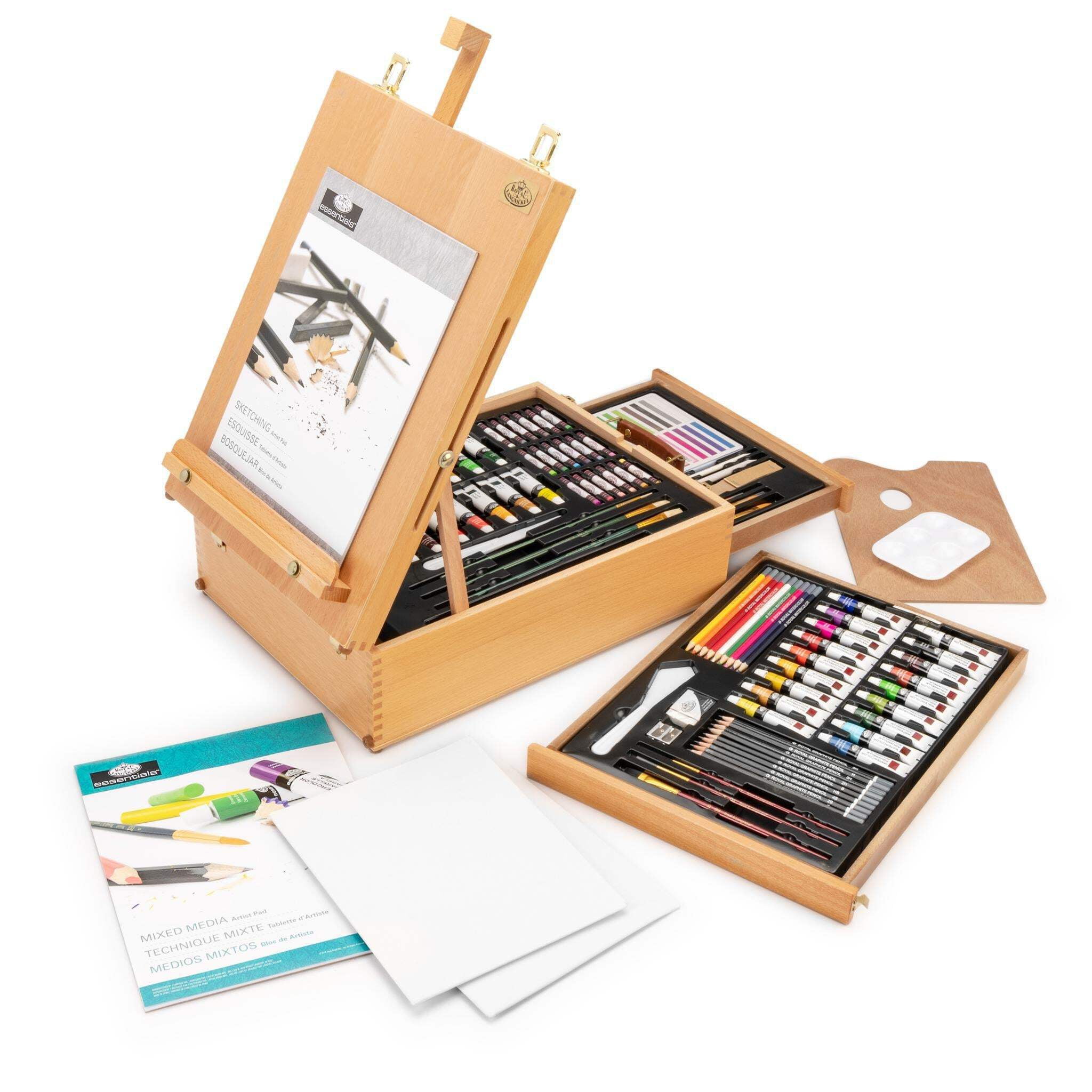 Royal & Langnickel Mixed Media Artist Easel Set - 150pc