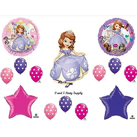 Sofia The First Happy Birthday Party Balloons Decorations Supplies