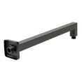 thumbnail image 3 of ALFI brand ABSA16S-BM Black Matte 16" Square Wall Shower Arm, 3 of 9