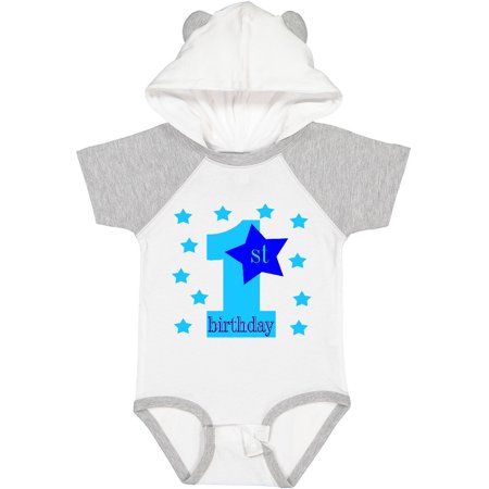 

Inktastic 1st Birthday Boy Stars Gift Baby Boy Bodysuit