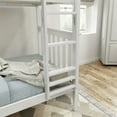 thumbnail image 4 of Plank+Beam Solid Wood Twin over Twin Bunk Bed with Ladder for Adults, No Box Spring Needed, 4 of 9