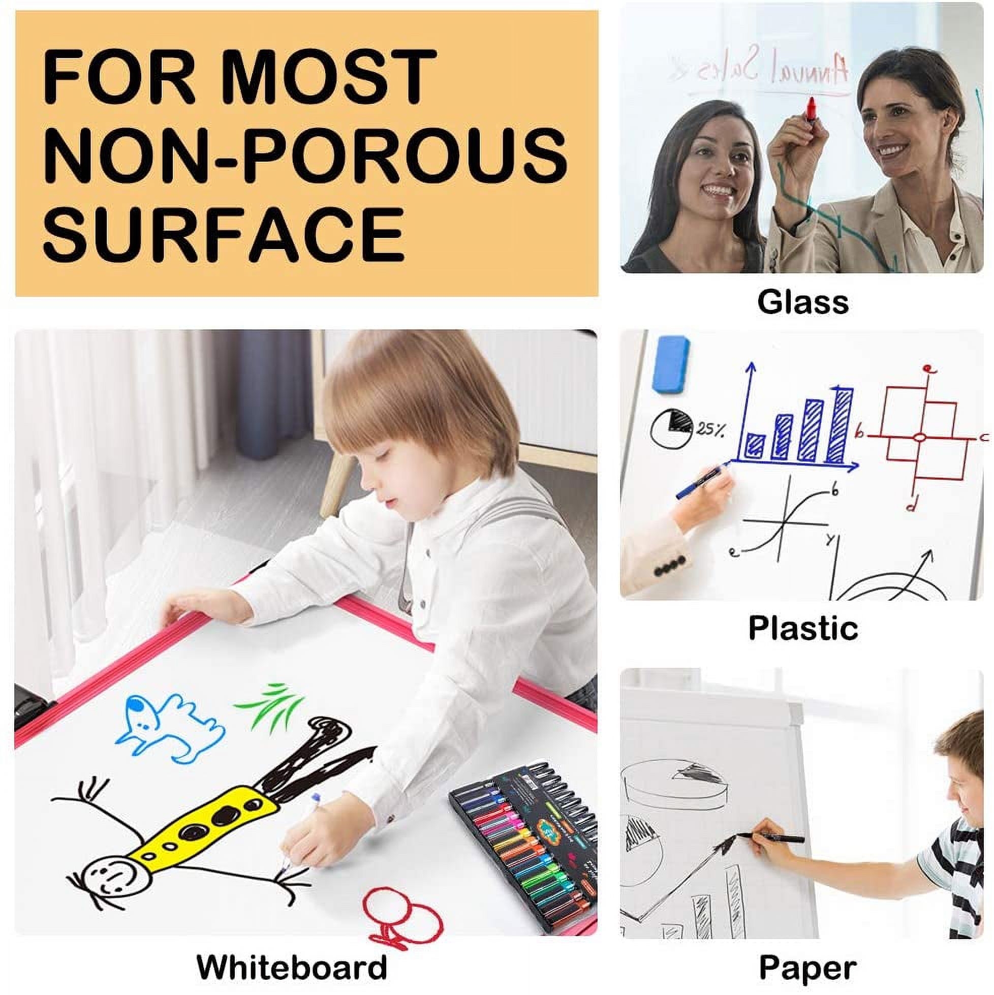 Shuttle Art Dry Erase Markers, 15 Colors, Fine Tip photo 7