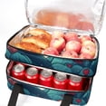 thumbnail image 5 of Hearts Battle Insulated Double-Layered Lunch Bag with Two Compartments - Large Capacity Hand-Carry Meal Bags for Insulation and Refrigeration - 7.1x11.4x16.1 inches, 5 of 6