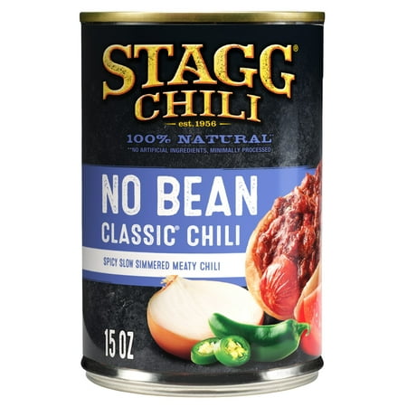 STAGG, BEEF CHILI NO BEANS