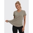 thumbnail image 4 of Rosvigor Womens Workout Tops V Neck T Shirts Comfy Athletic Shirts Loose Women Activewear Top for Gym Running Yoga, 4 of 7