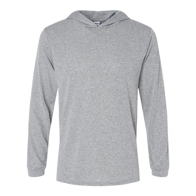 Paragon T-Shirt à Manches Longues à Capuche Bahama Performance, XS, Gris Chiné