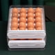 thumbnail image 4 of Contenedor de almacenamiento de huevos para el hogar, contenedor de almacenamiento, bandeja de huevos, organizador de huevos de nevera reutilizable,, 4 of 8