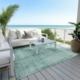 thumbnail image 4 of Dalyn Rugs Machine Washable Indoor/Outdoor Chantille Teal 9' x 12' Rug, 4 of 9