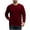 Wine, variant on VBTAPA Crewneck Sweatshirt for Men Long Sleeve Cotton Blend Pullover Sweatshirts Casual Stylish Tops Wine L