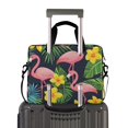thumbnail image 2 of FORMRS 16" Laptop Sleeve Bag Carrying Case with Handle Travel Shoulder Briefcase, Flamingo Pattern, 2 of 8