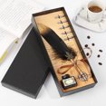 thumbnail image 3 of Stationery Gift Box Nibs Dip Writing Instrument Calligraphy, Vintage Quill Set, For Writing Student, 3 of 8