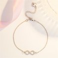 thumbnail image 3 of Pulsera Infinito - Pulsera Corazón, Pulsera Mujer Trébol Cuatro Hojas, Pulsera Mujer Plata, Pulsera Hija, Pulsera Amistad, Pulsera Charms Diamantes, Pulsera Madre Hija, Regalo Día de la Madre, 3 of 5