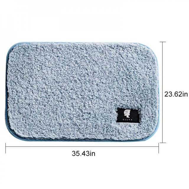 Bathroom Rugs Soft Microfiber Cozy Bath Mat For Tub Shower Bathroom Floors Rugs Mat Accessories Absorbent Non Slip Fluffy Thick